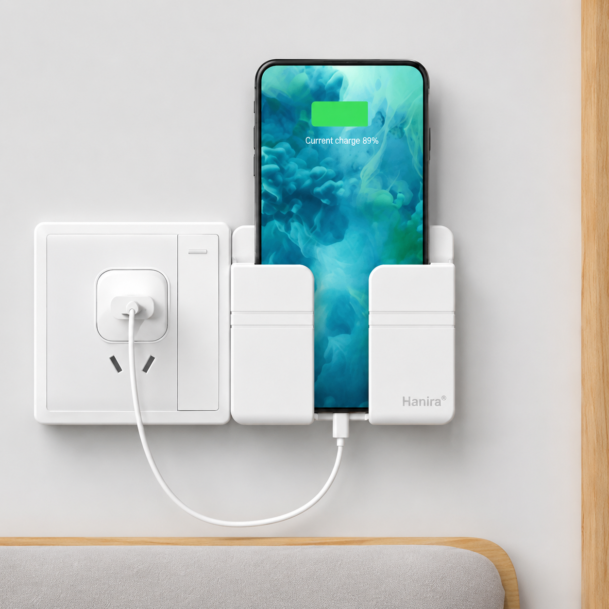 Hanira Wall Mounted Phone Holder