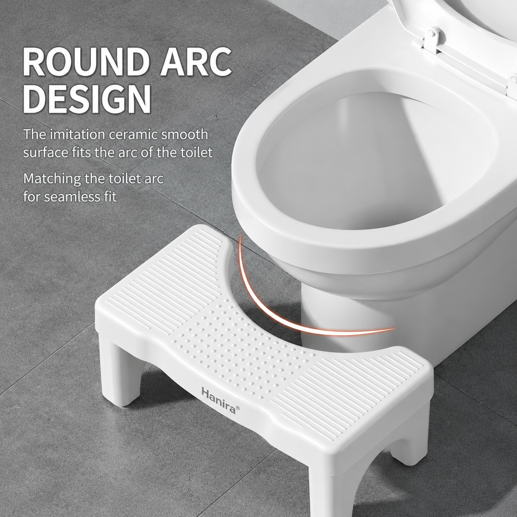 Hanira Non-Slip Toilet Foot Stool