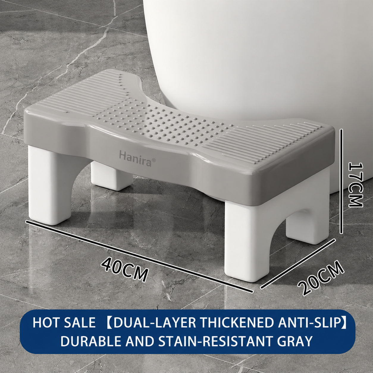 Hanira Non-Slip Toilet Foot Stool