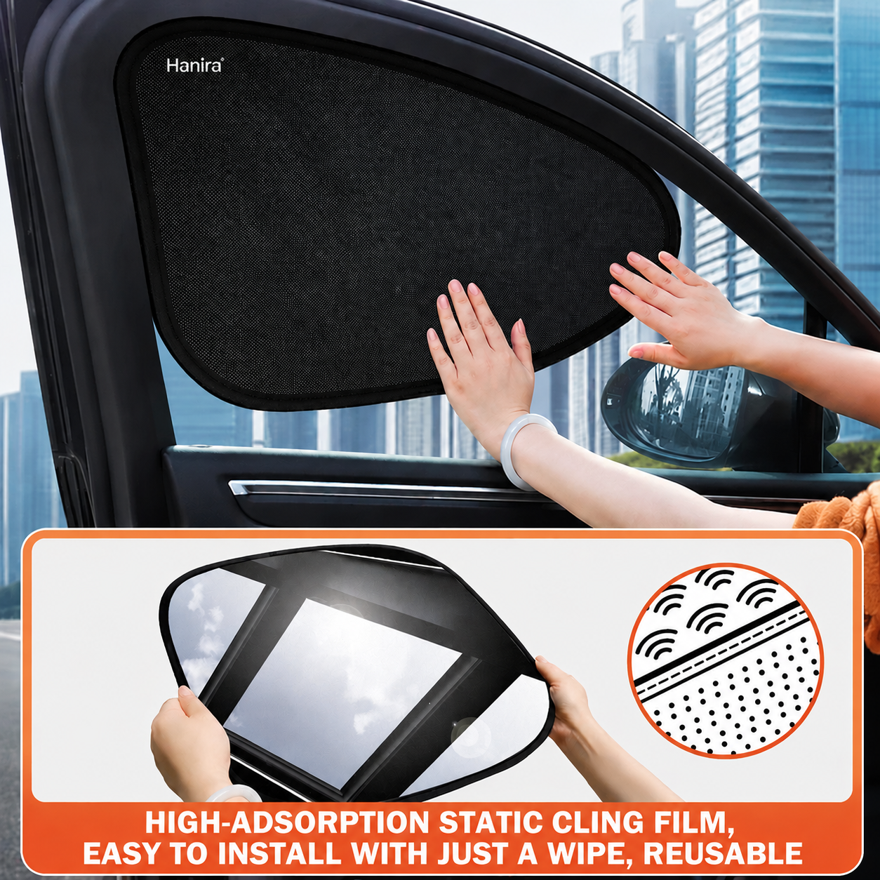 Hanira Car Sunshade Window Cover